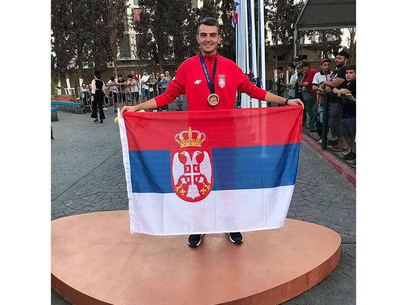 XIX MI Oran Alžir 2022 Kovačević Dejan, bronzana medalja